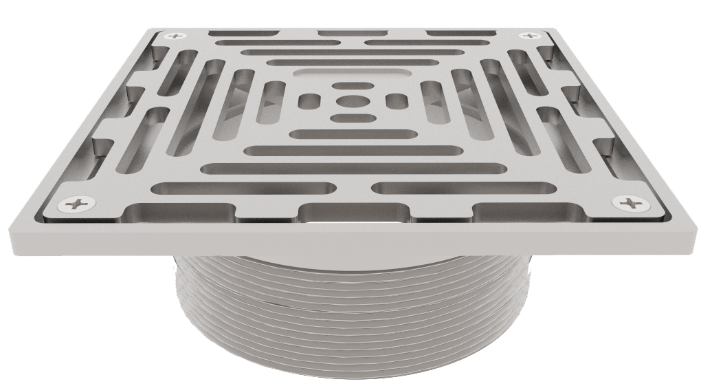 VortX Floor Drainage Square Grating Stainlessteel